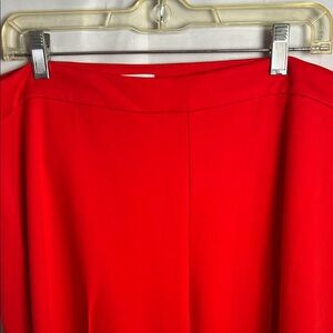 Elegant Red Women's Dress Pants